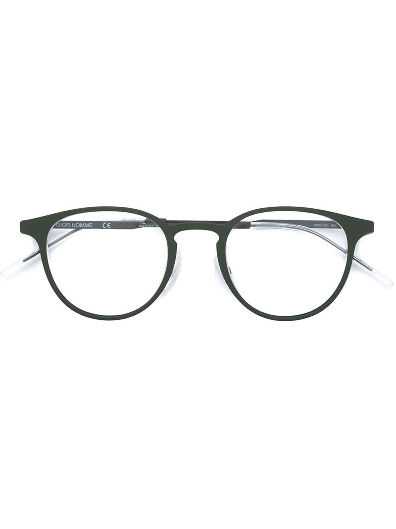 dior round frame glasses
