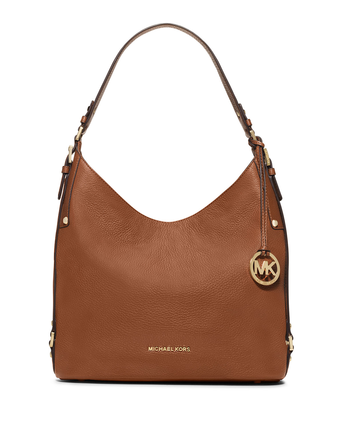 Lyst Michael Kors Bedford Large Belted Shoulder Bag In Brown Gallery