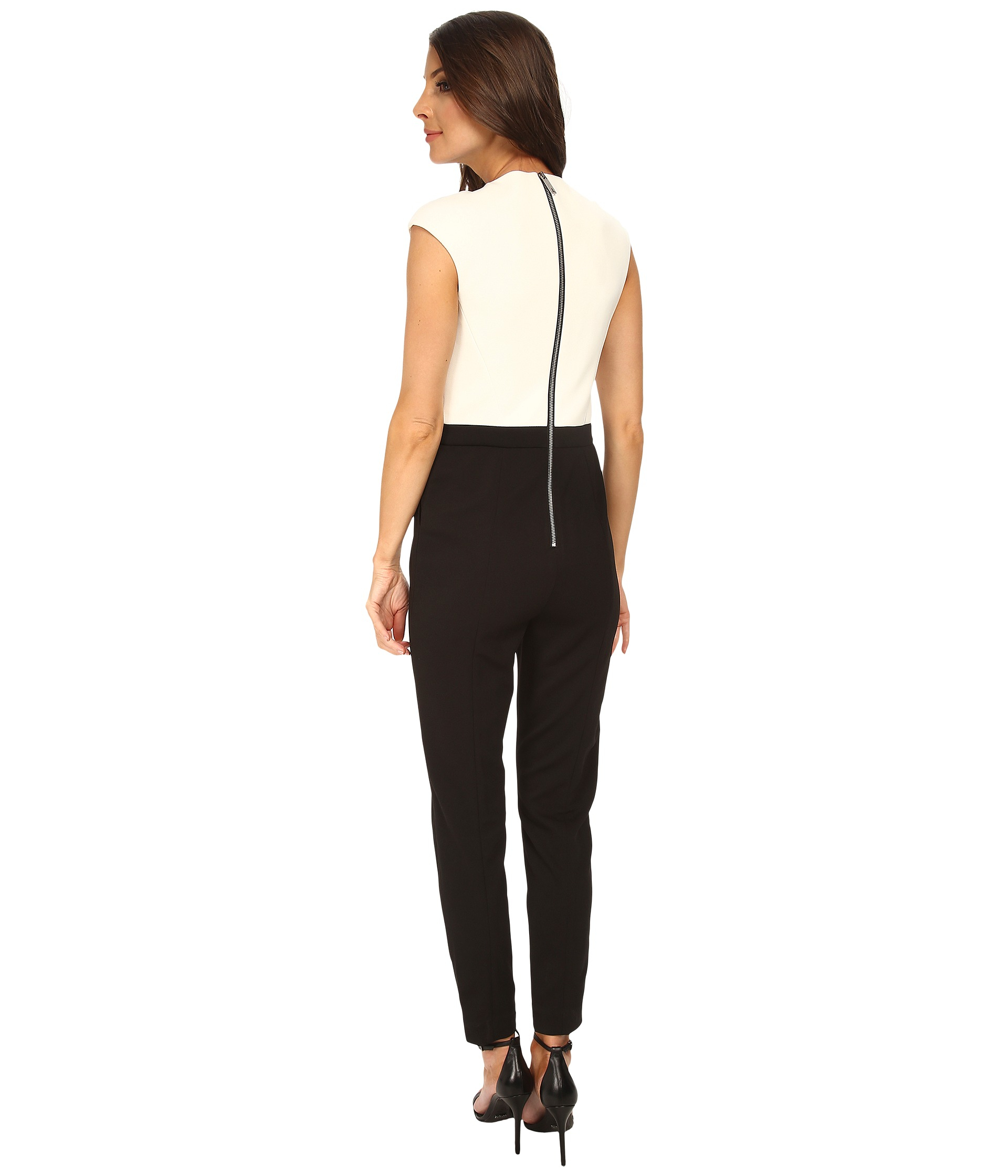 Lyst Ted Baker Indya Embellished Tapered Jumpsuit in Black