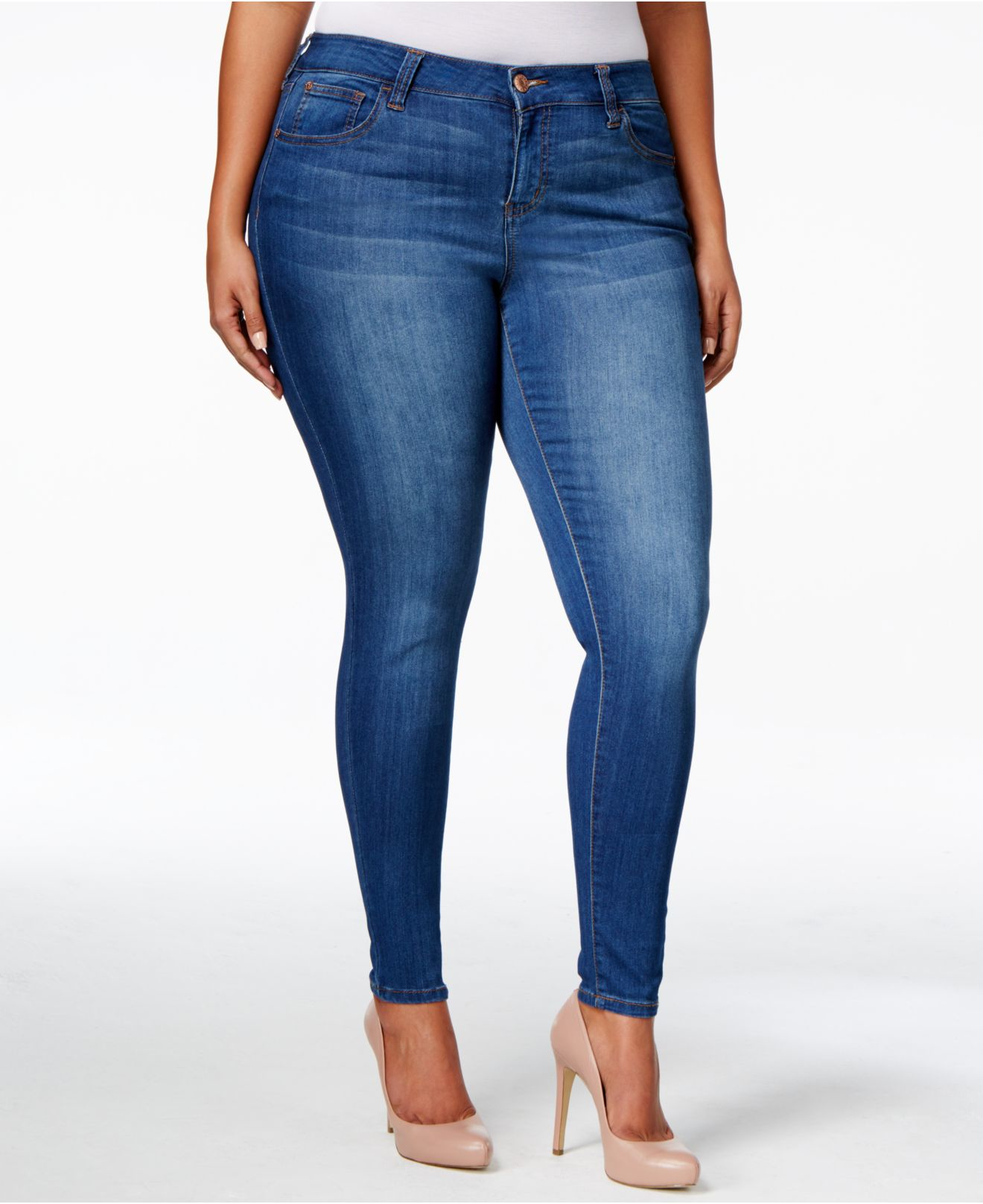how womens super skinny jeans plus size