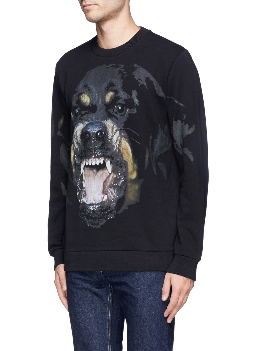 givenchy rottweiler shirt black