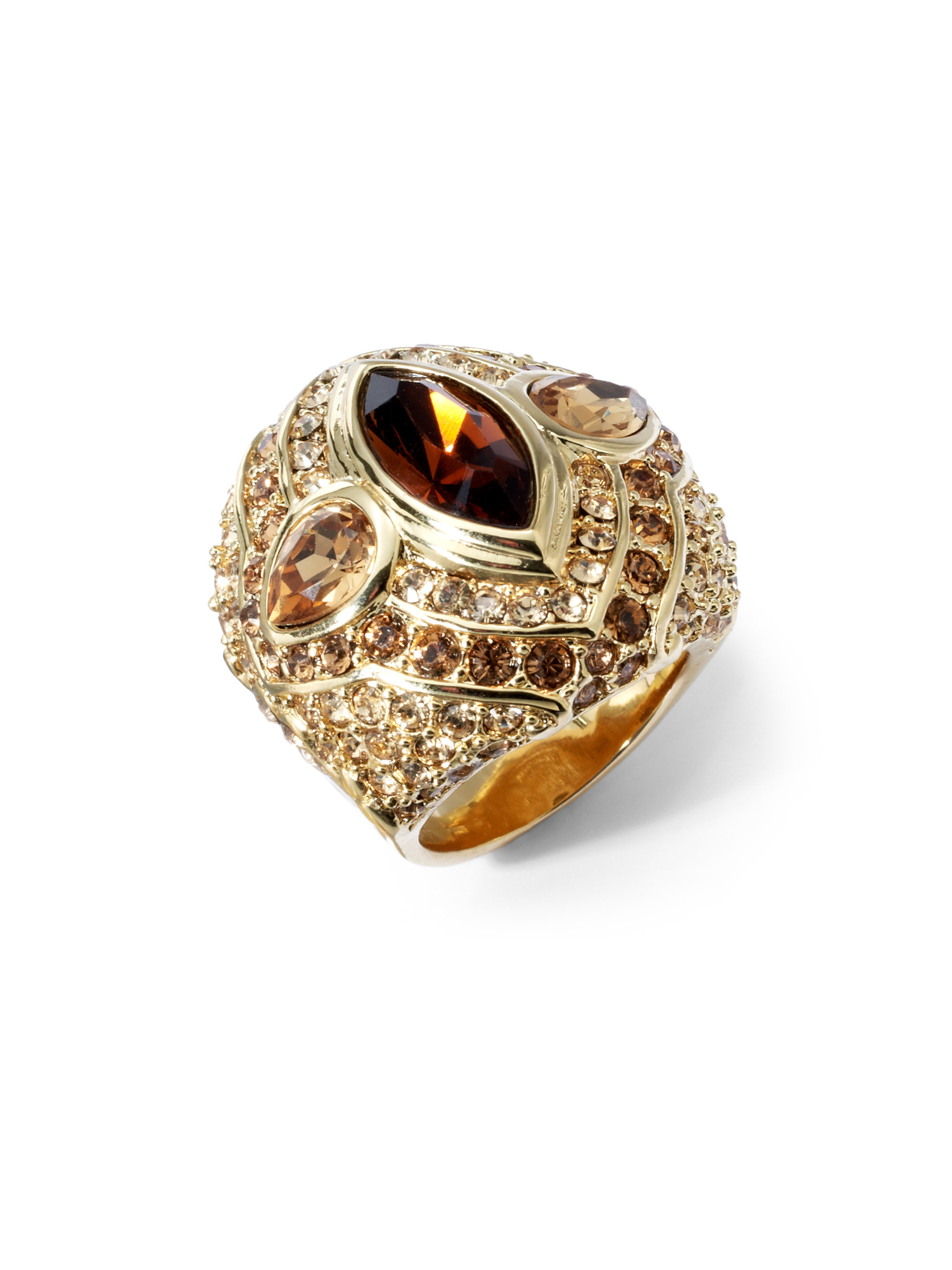 Lyst - Judith Leiber Swarovski Crystal Maharishi Ring in