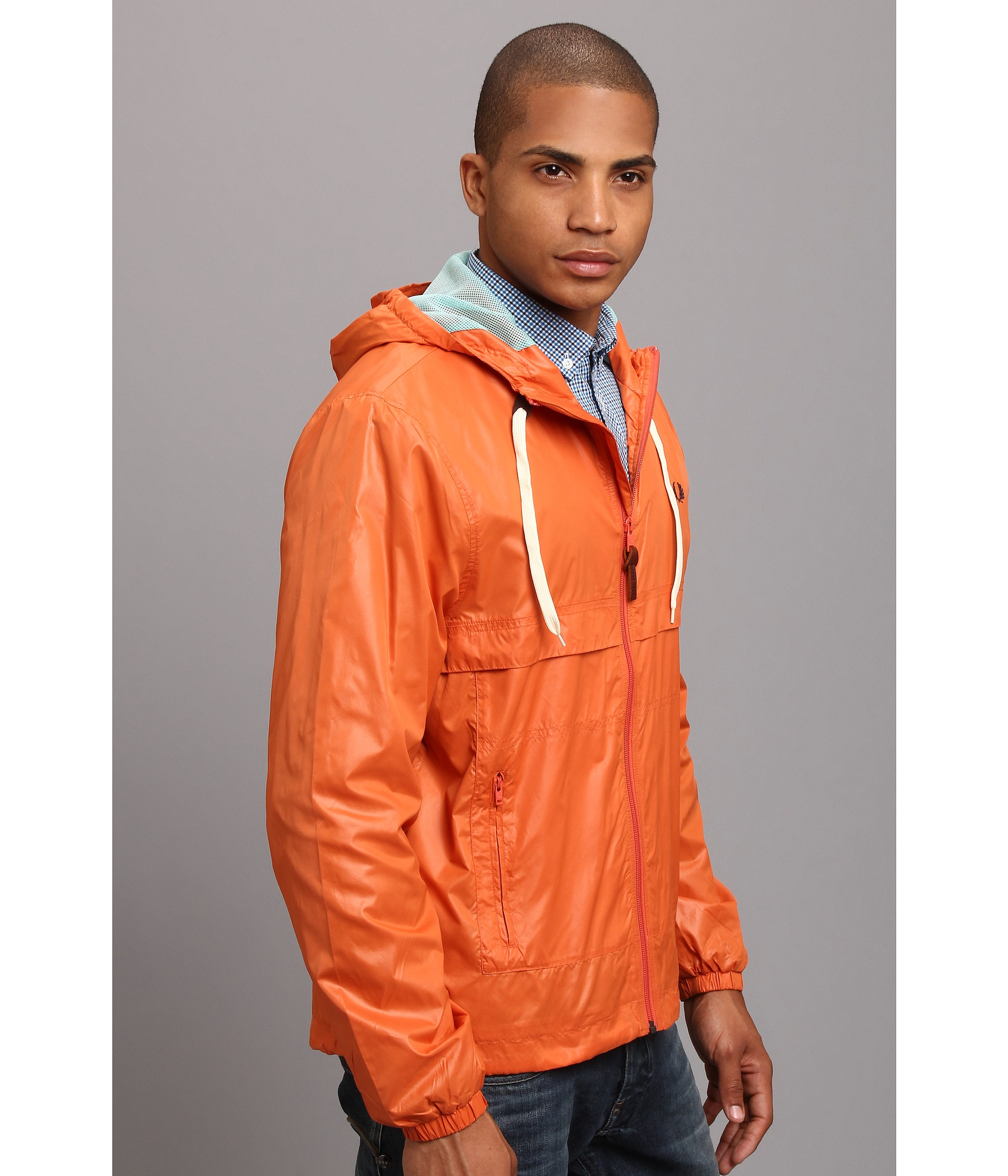 Lyst - Fred Perry Ripstop Cagoule in Red for Men