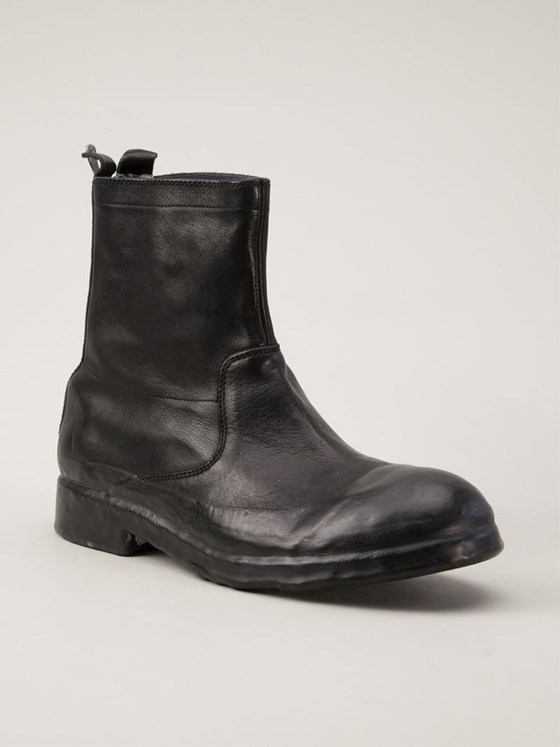 Lyst Oxs Rubber Soul Ankle Boot in Black for Men