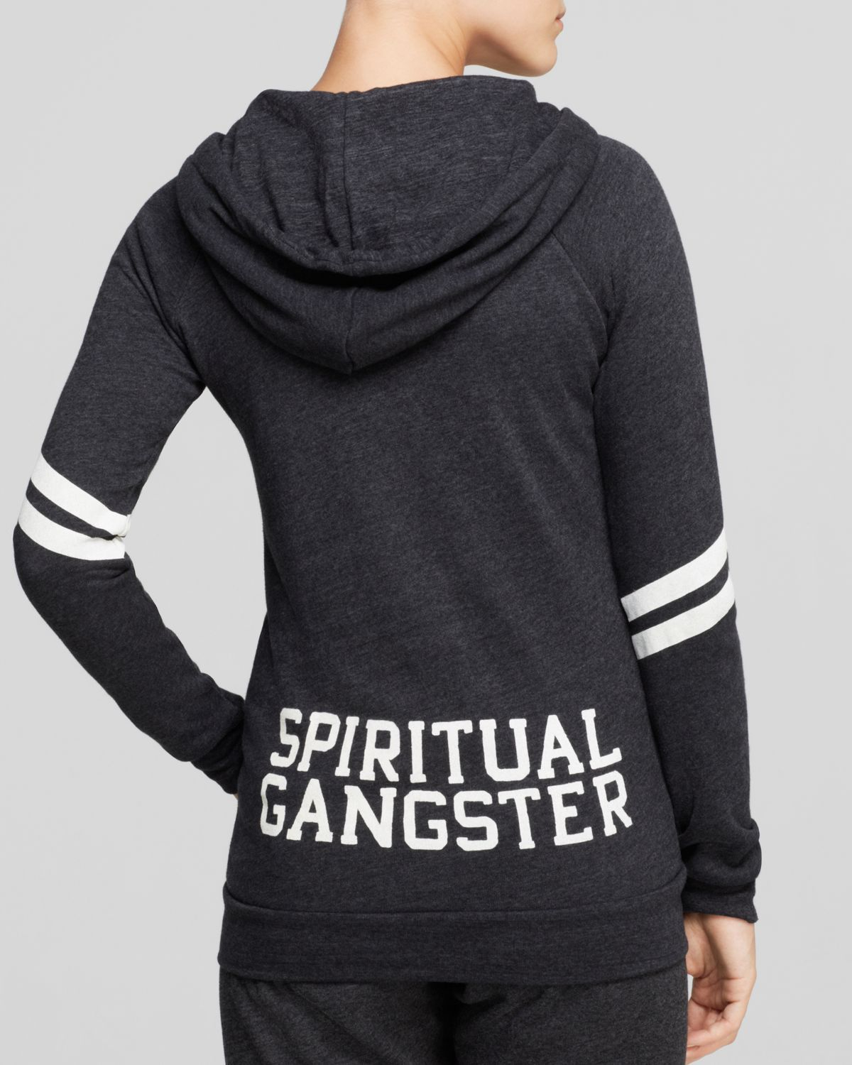Spiritual gangster Hoodie - Arch Zip in Gray | Lyst