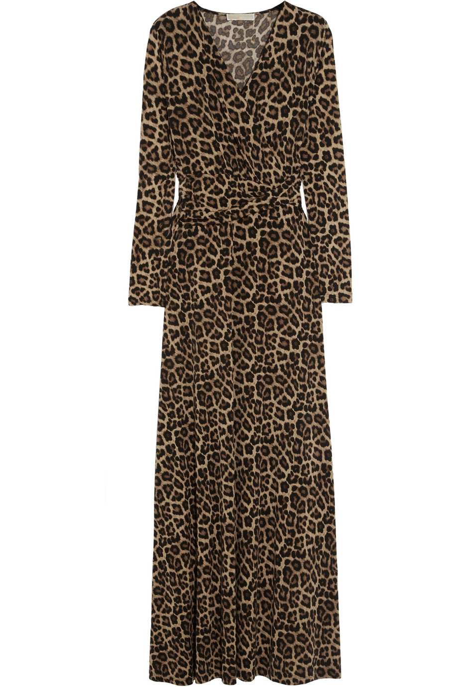 Lyst - Michael Michael Kors Leopardprint Stretchjersey Maxi Dress