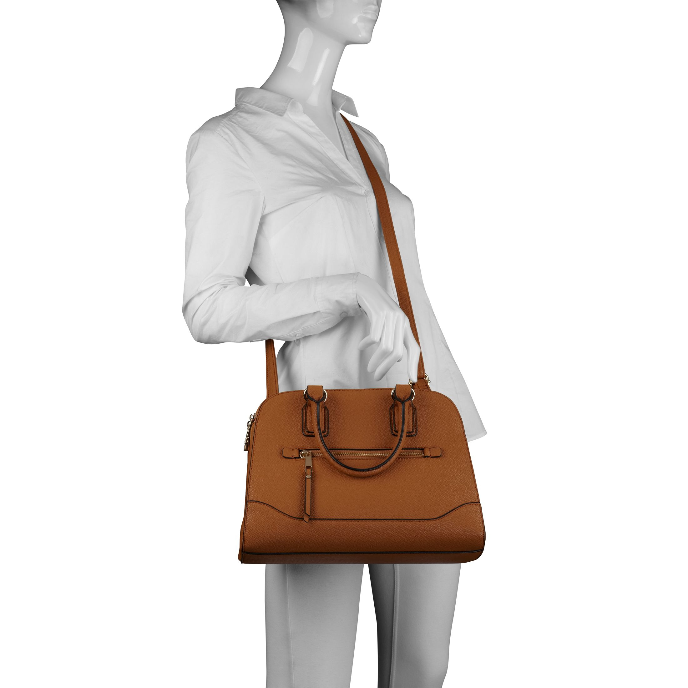 Aldo Brown Anakardo Satchel Bag Lyst