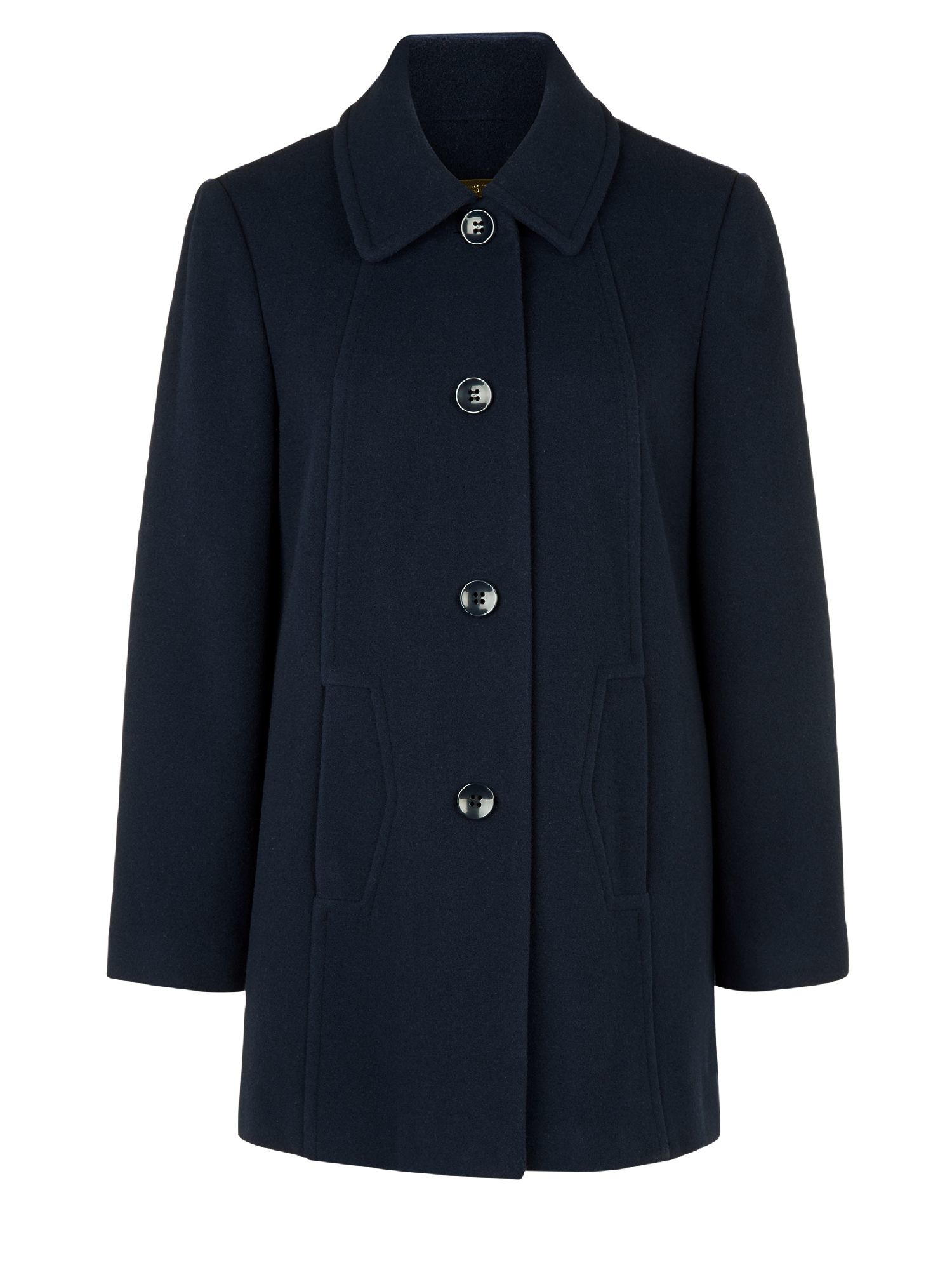 Eastex Navy Classic Coat in Blue (Navy) | Lyst