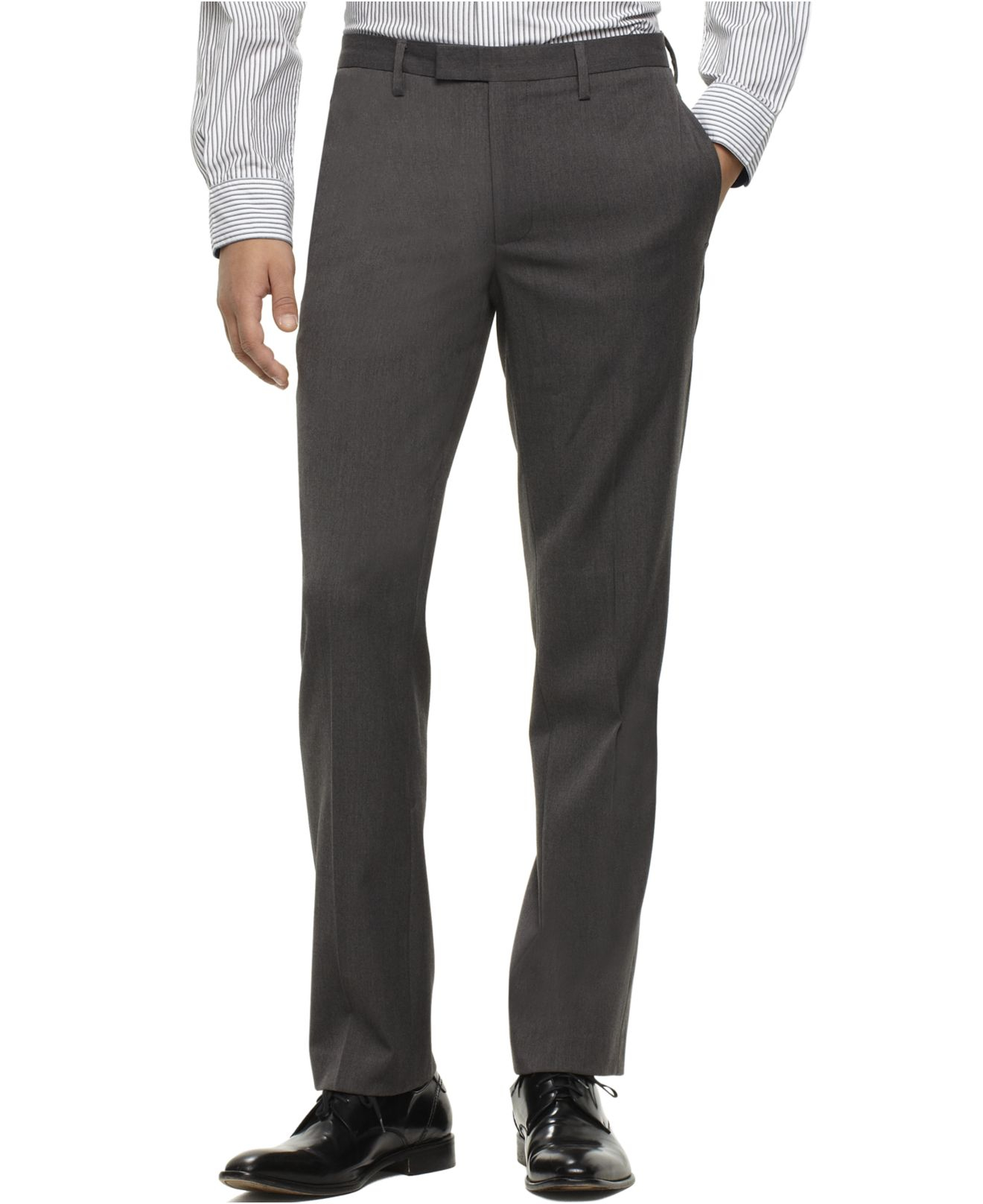 Lyst - Kenneth Cole Reaction Pants, Slim Fit Dress Pants in Gray for Men