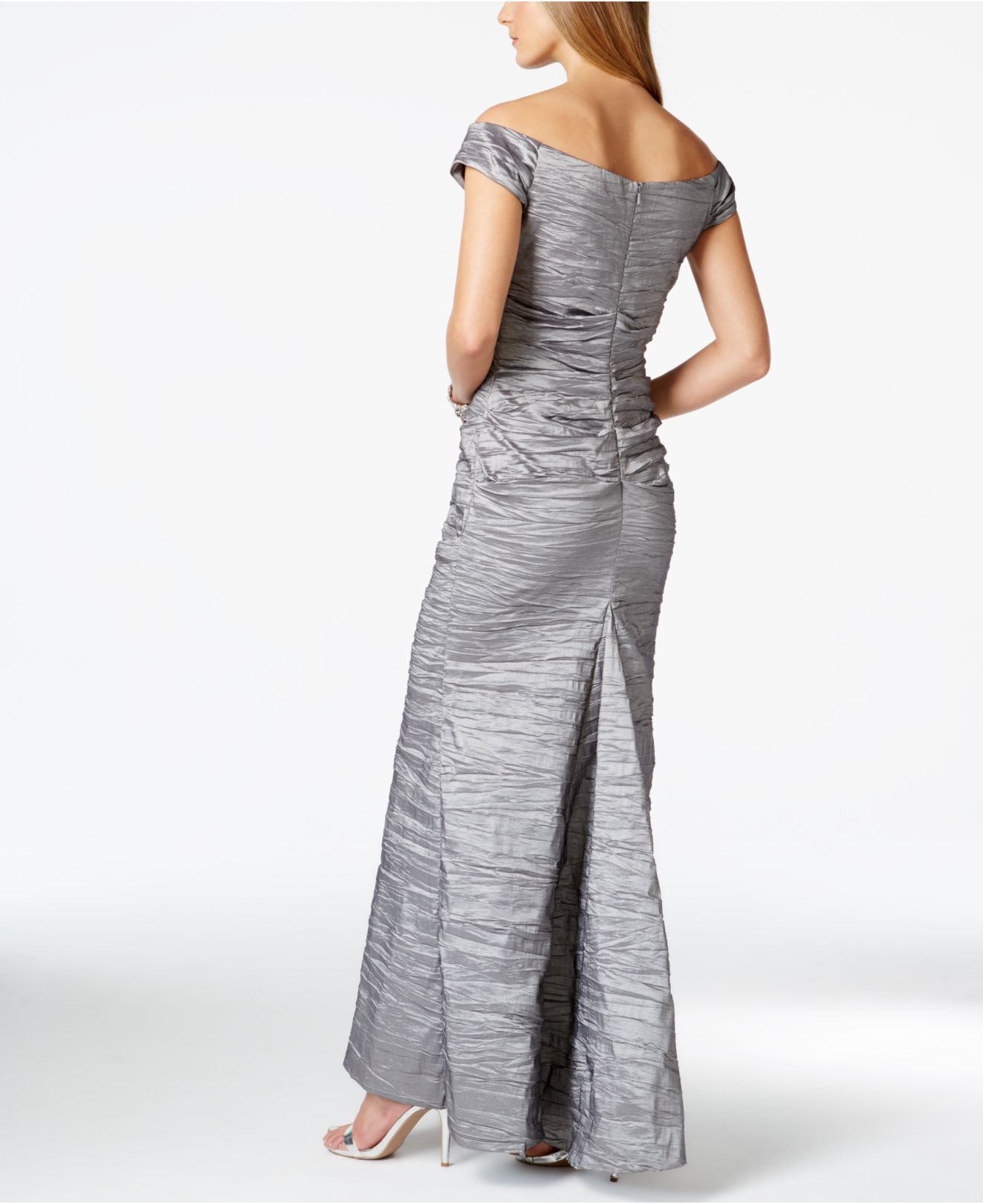 taffeta evening gown