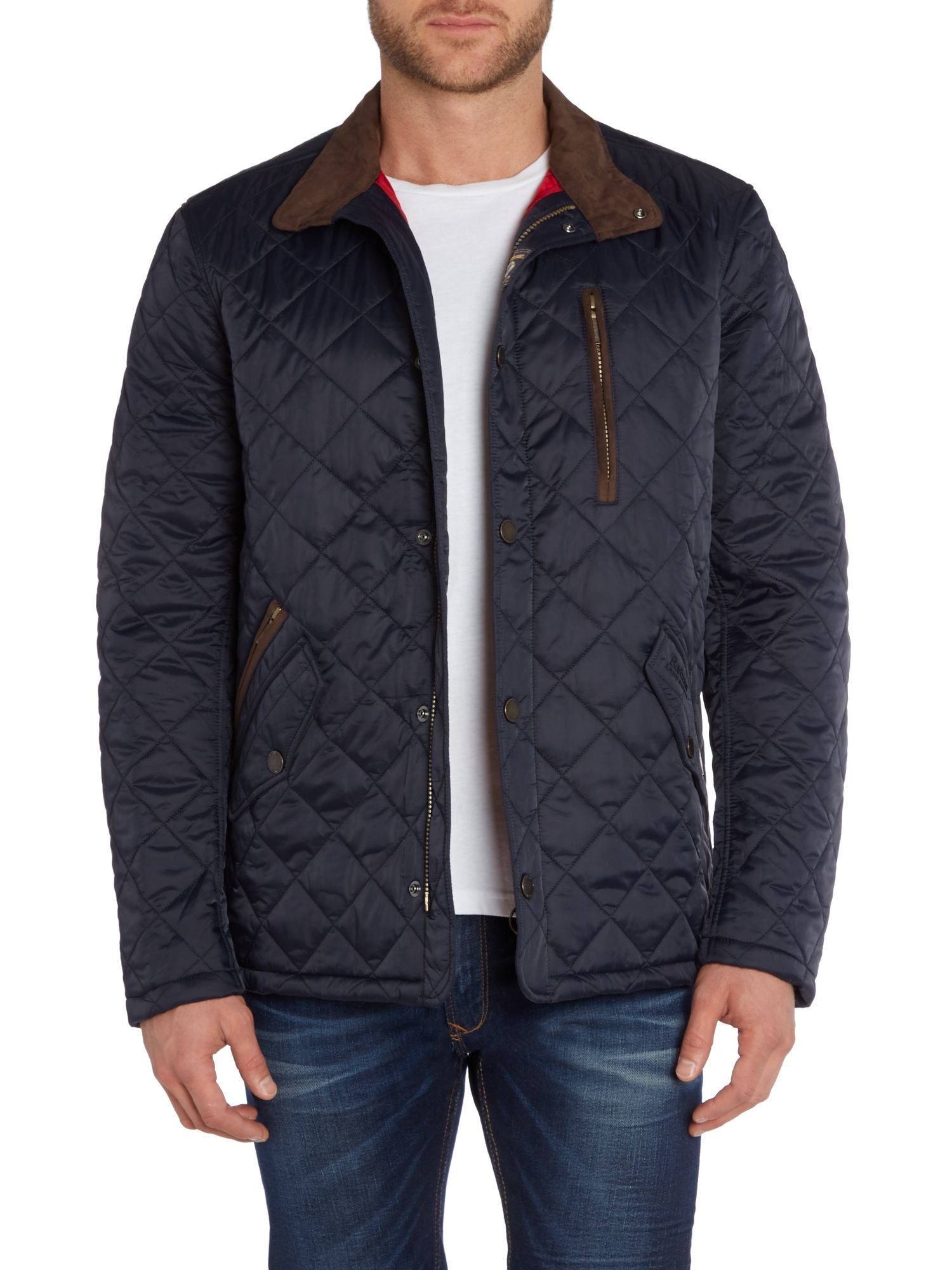 Barbour Land Rover Rugby Sandy Jacket in Blue for Men | Lyst
