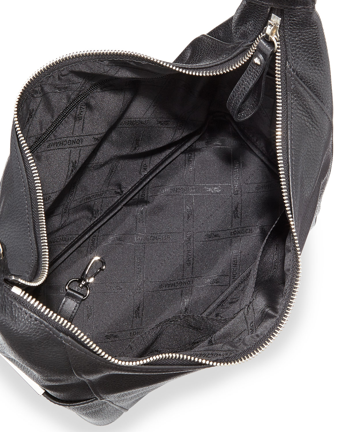 Lyst - Longchamp Le Foulonne Small Hobo Bag in Black