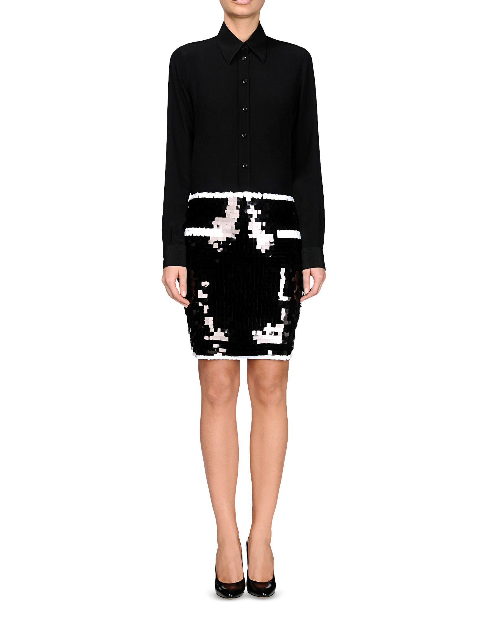 Black Sequined Mini Skirt 103