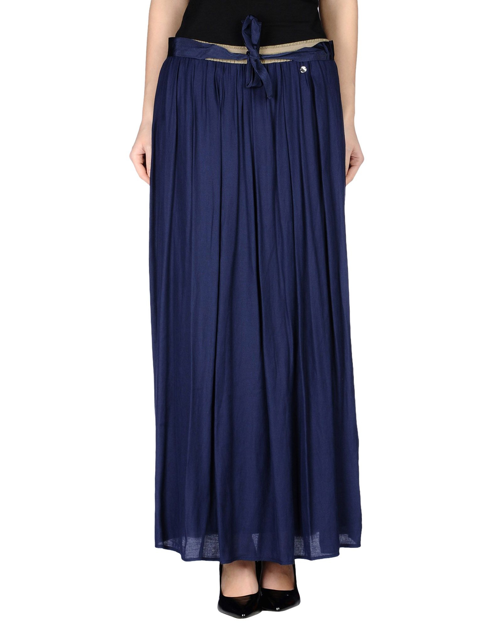 Lyst - Woolrich Long Skirt in Blue
