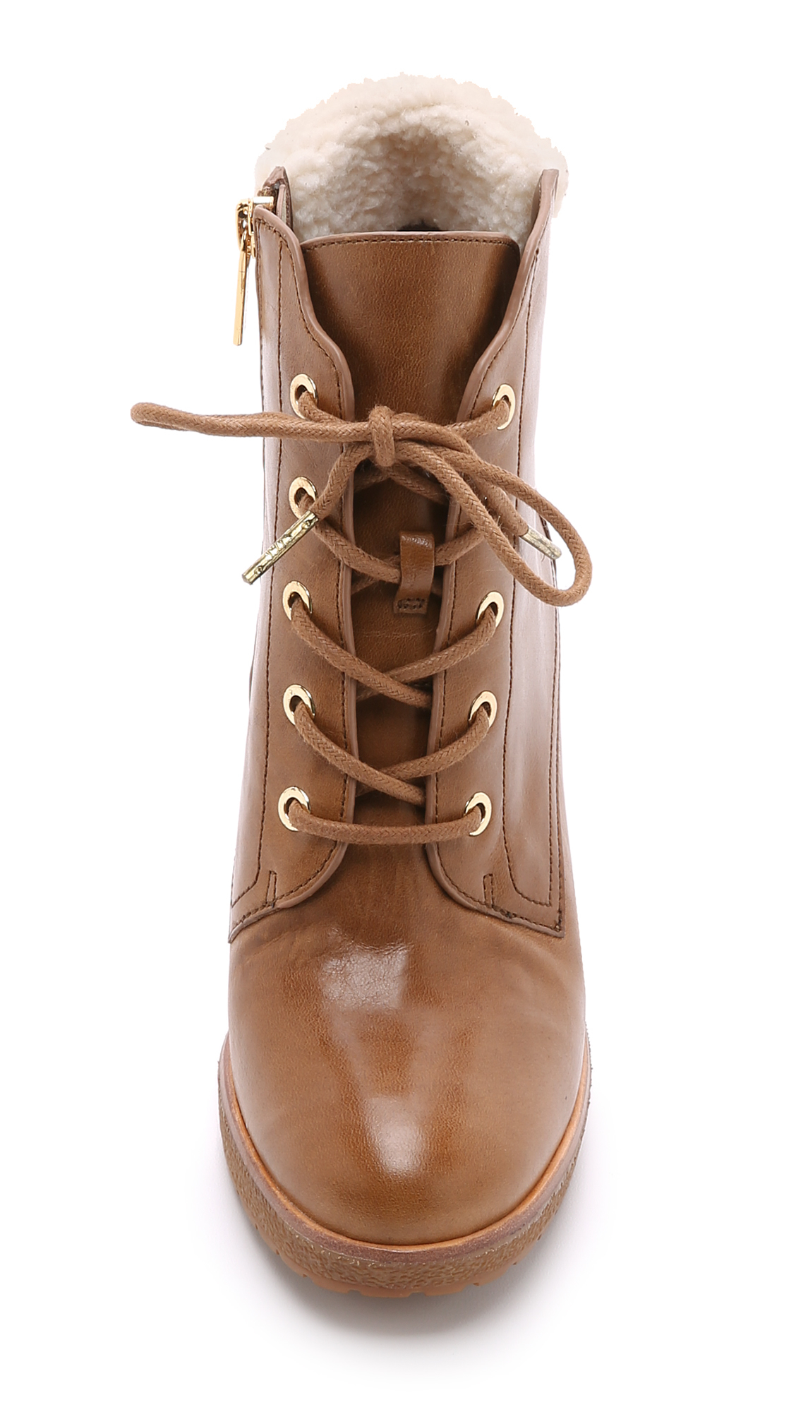 michael kors tamara lace up bootie