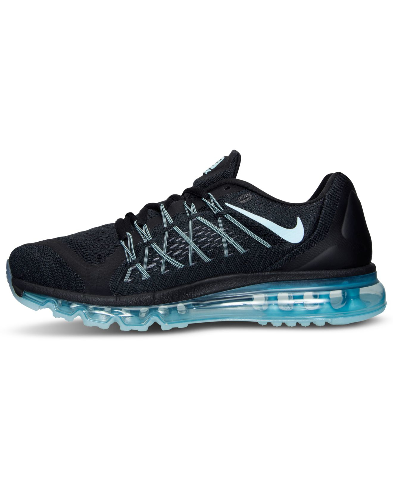 Lyst - Nike Women's Air Max 2015 Running Sneakers From Finish Line in Black