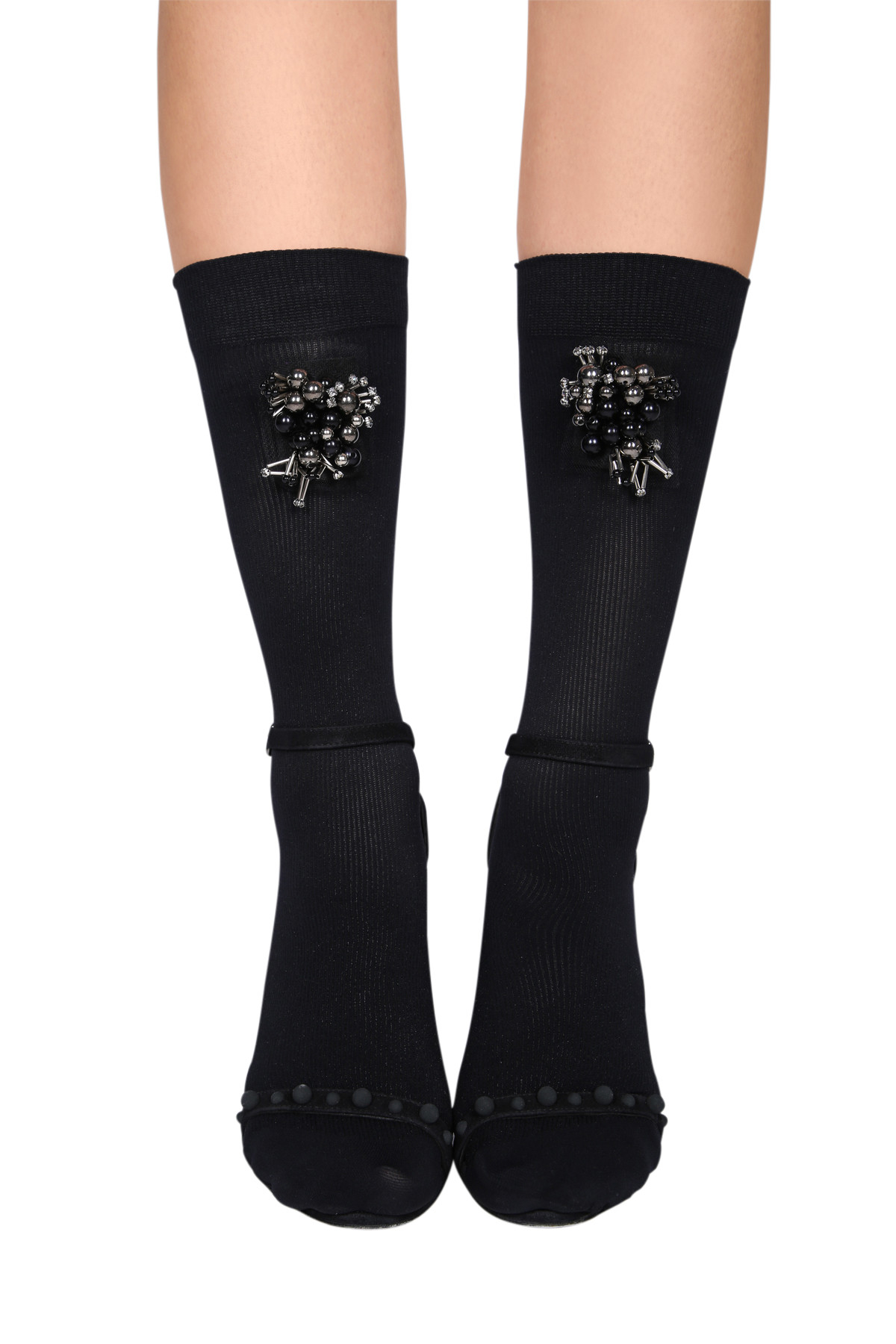 Dorothee schumacher High Heel Socks Jewled in Black | Lyst