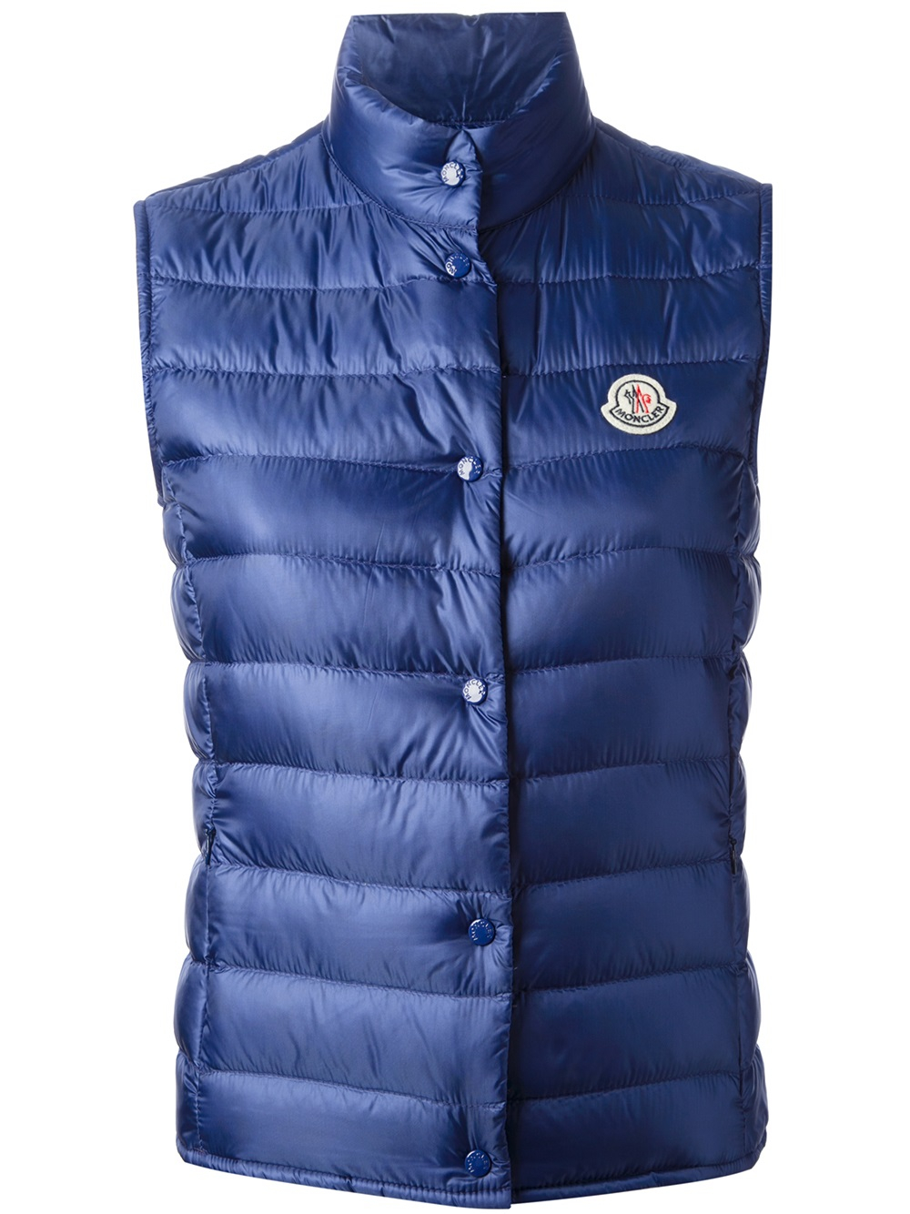Lyst - Moncler Padded Gilet in Blue