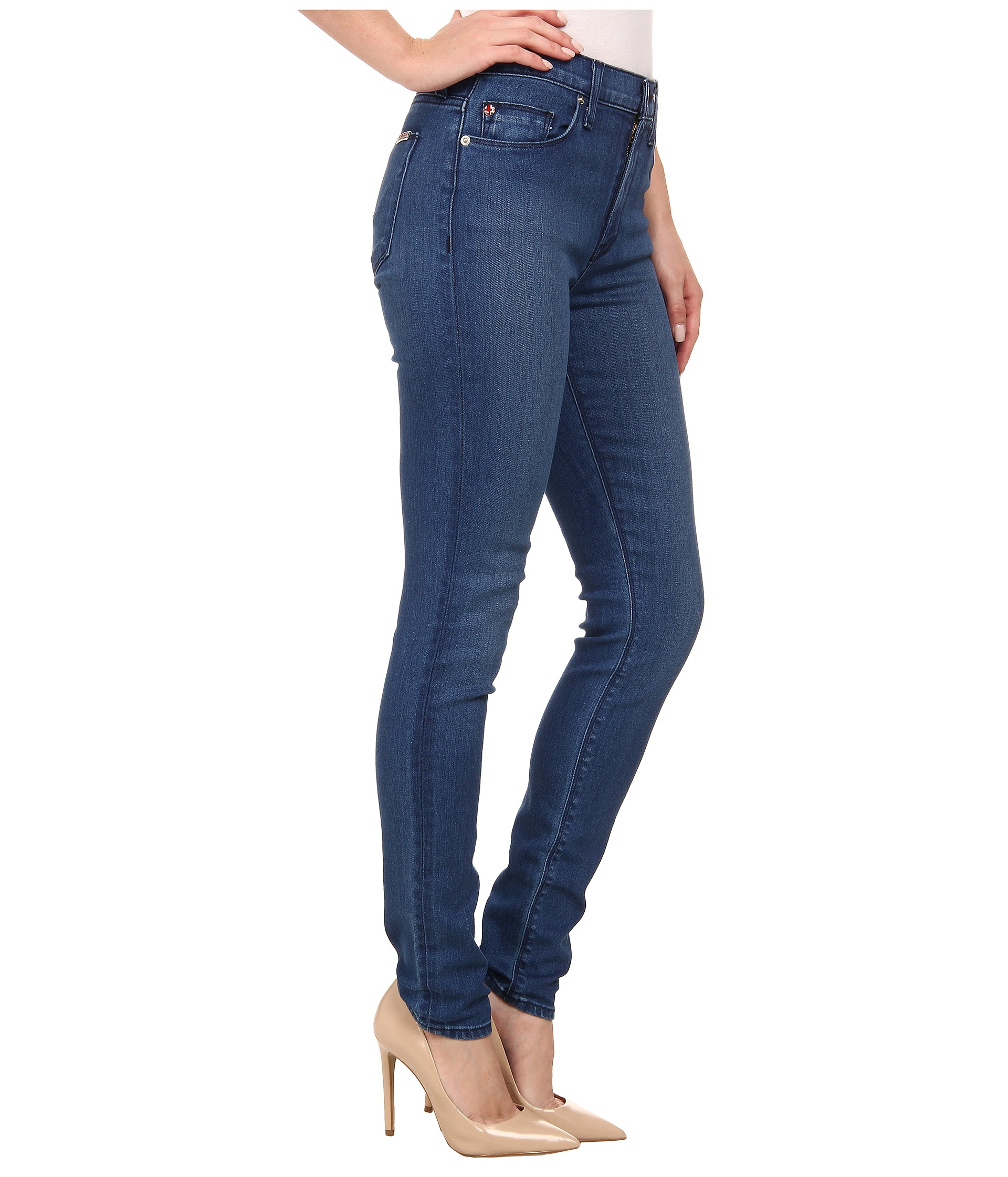 hudson barbara high waist super skinny jeans