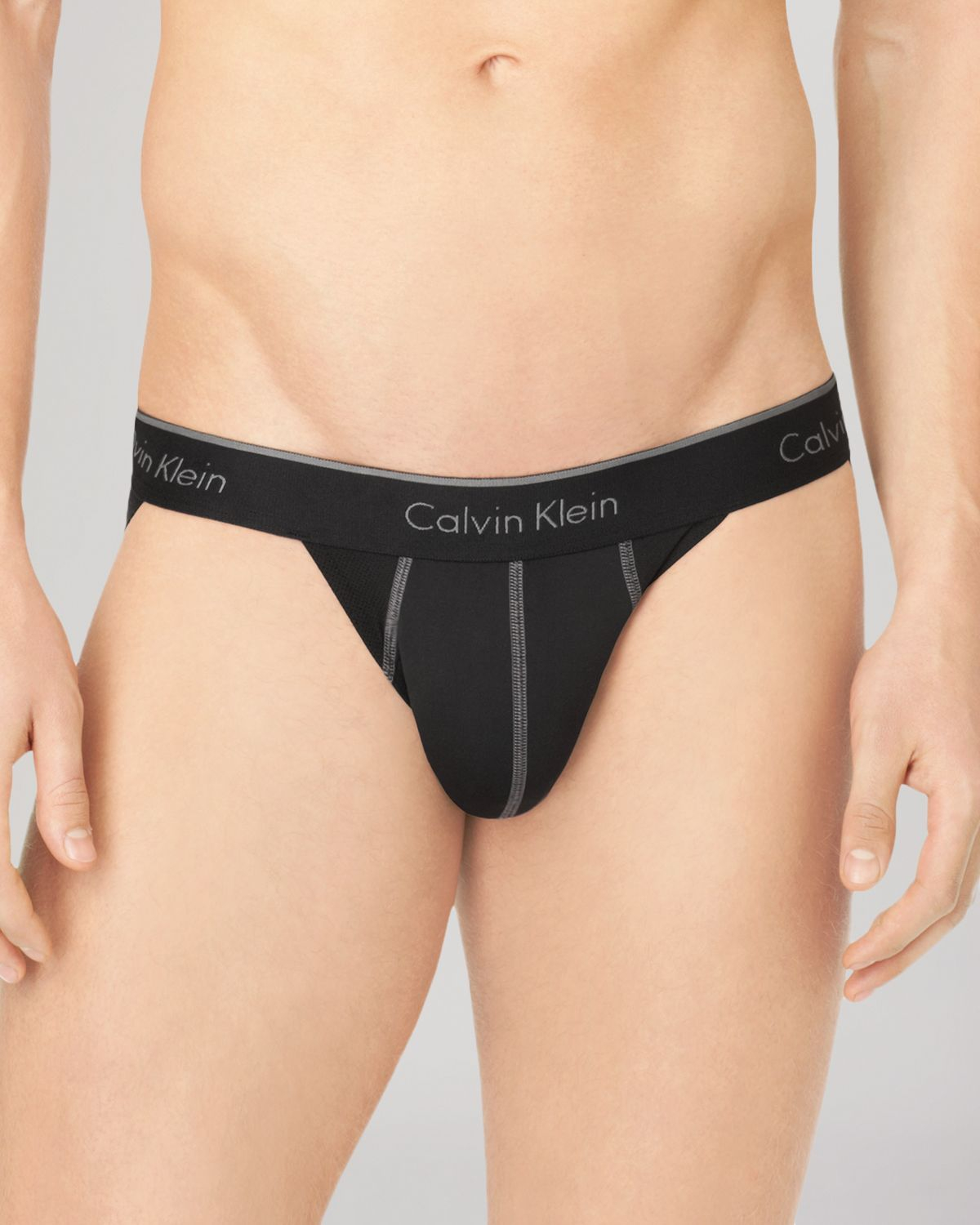 Lyst Calvin Klein Jock Strap in Black for Men