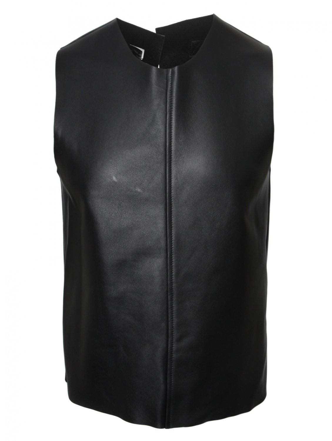 Comme Des Garçons Leather Back Buckle Vest Black in Black for Men | Lyst