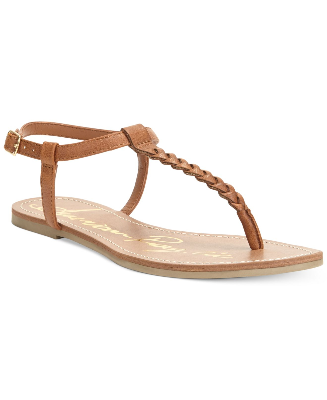 braided thong sandals