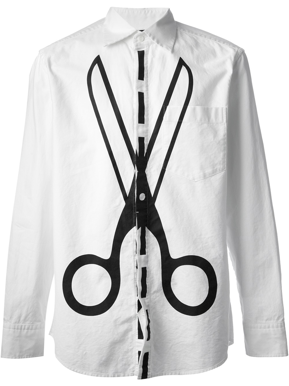 scissor cut shirt