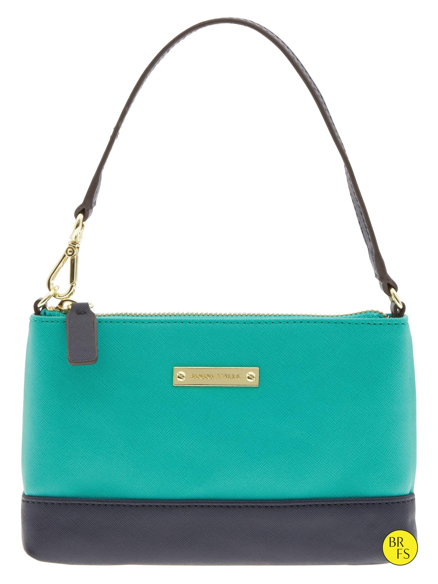 Banana Republic Factory Convertible Colorblock Bag Green Mirage in ...