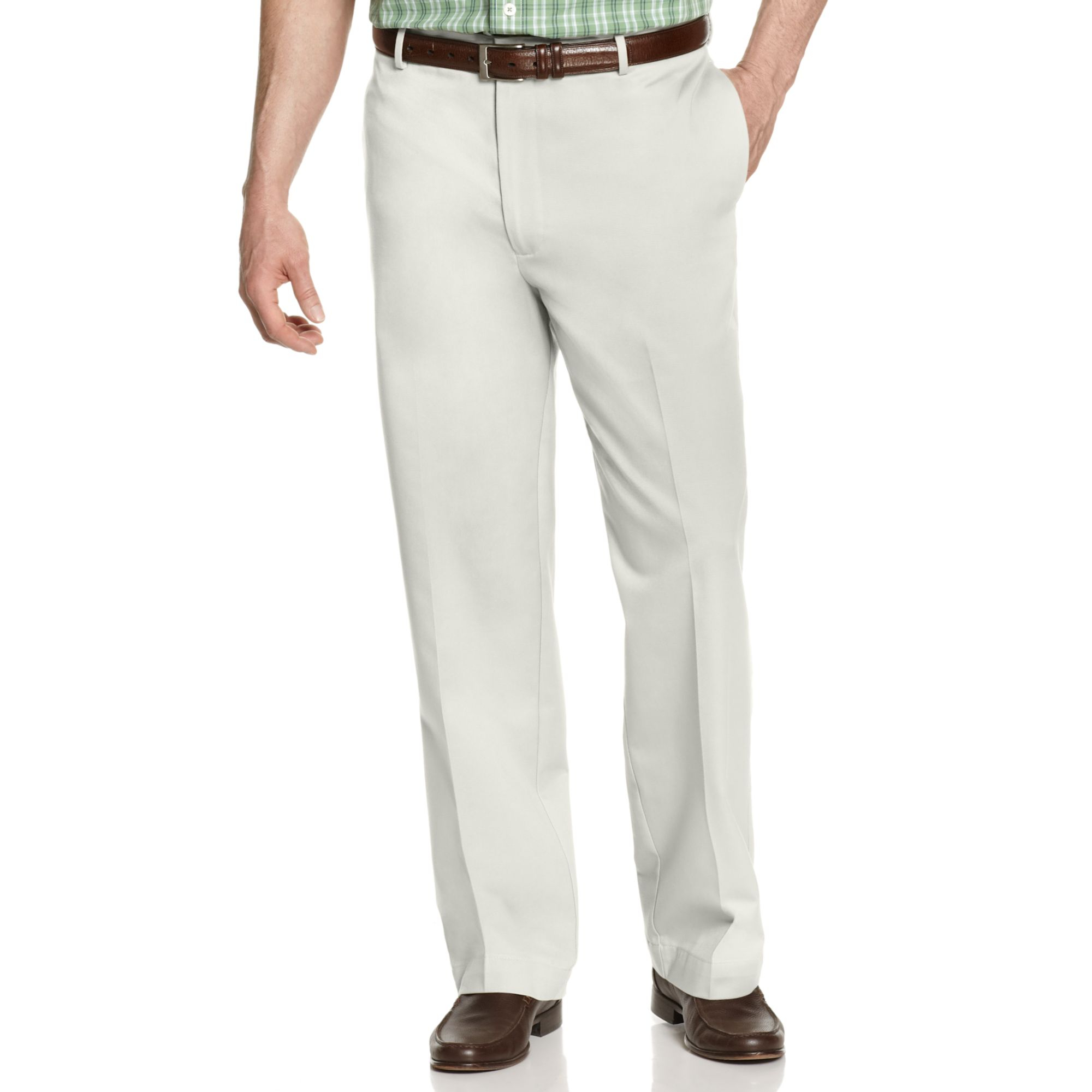 Izod Big And Tall Pants, Wrinkle Free Legacy Chino Flat Front Pants in ...