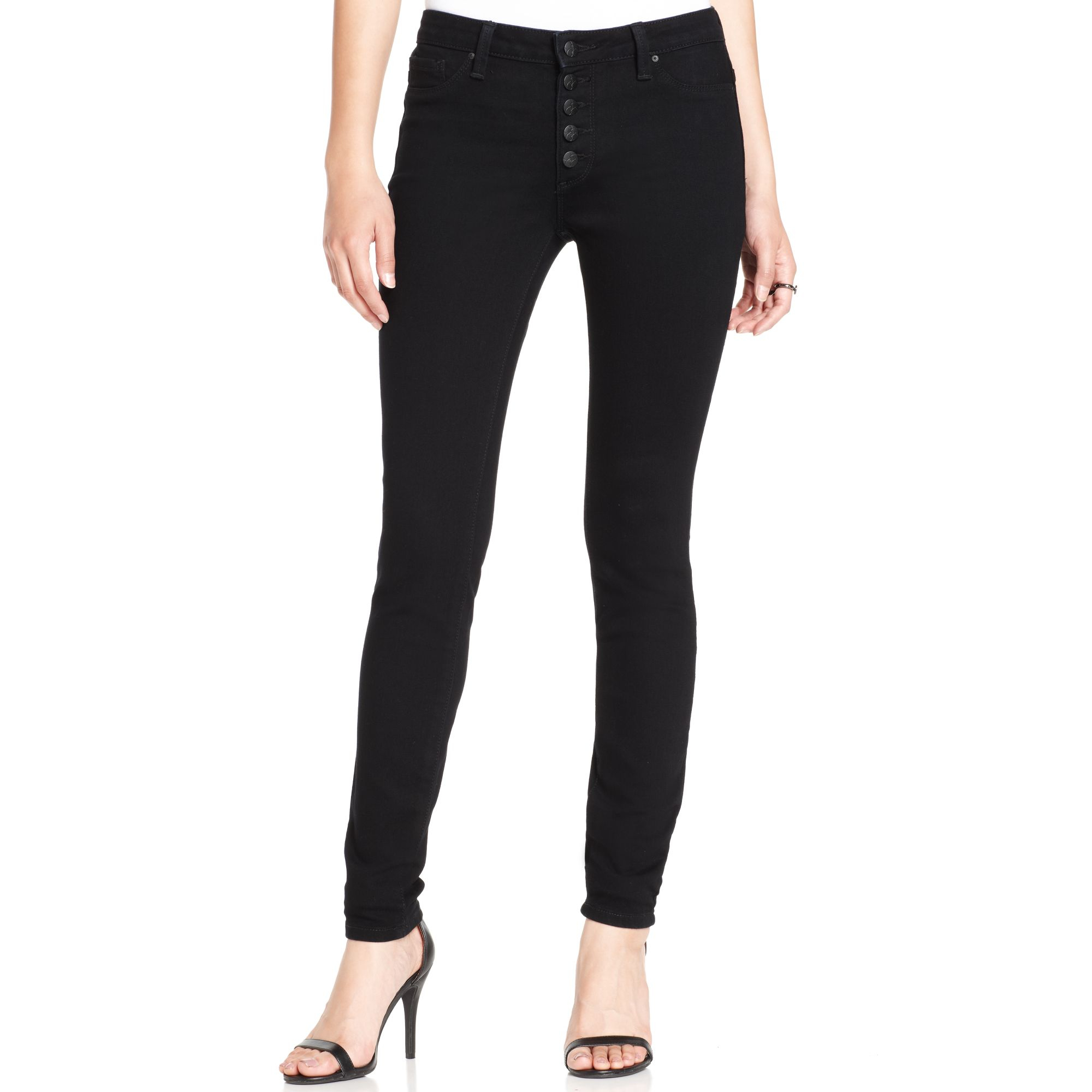 Lyst - Jessica Simpson Vintage Skinny Jeans in Black