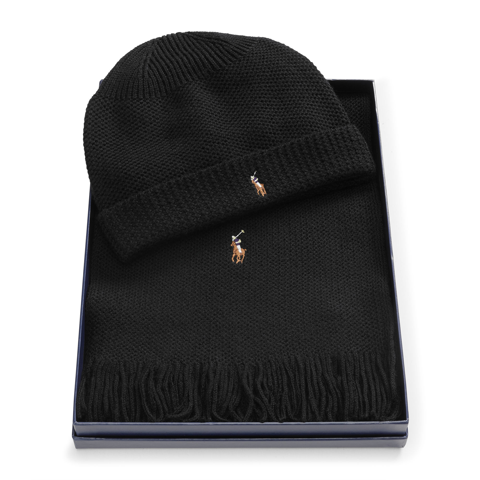 ralph lauren hat and scarf