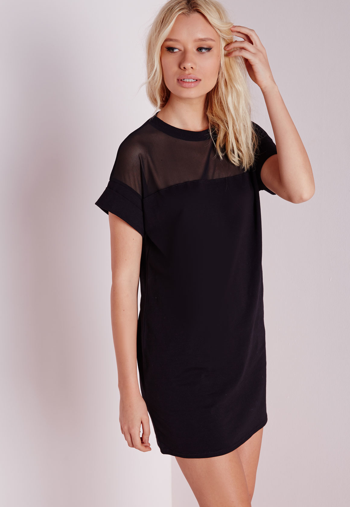 Mesh T-Shirt Dresses