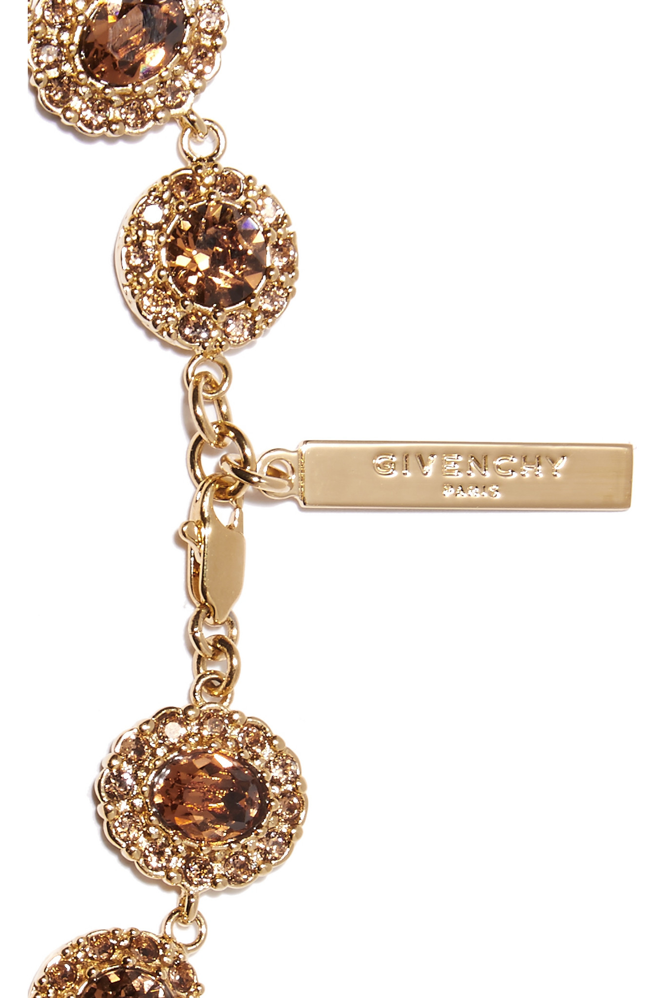 Givenchy Bracelet In Goldtone Brass And Swarovski Crystal in Metallic