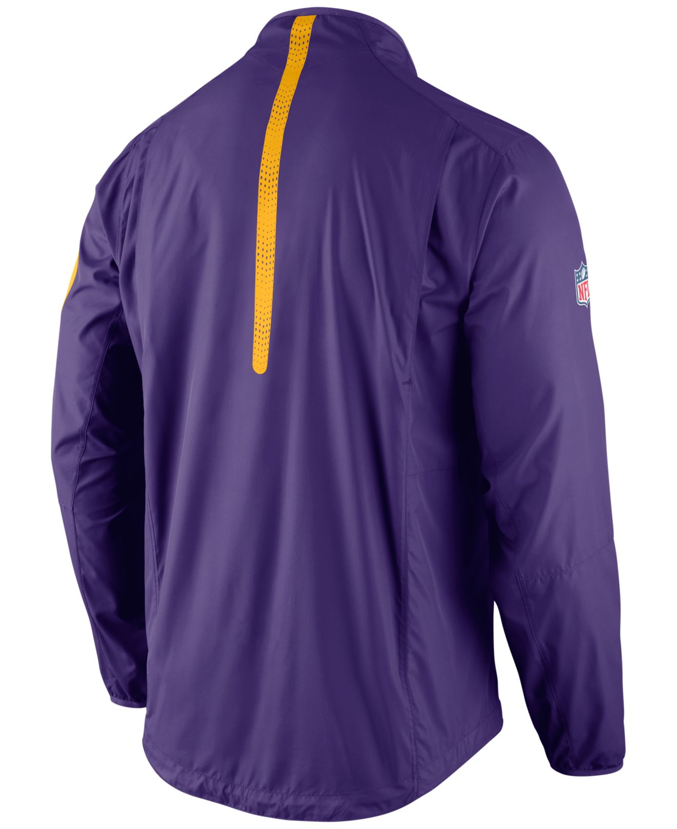 Lyst - Nike Men's Minnesota Vikings Lockdown Half-zip Jacket in Purple ...