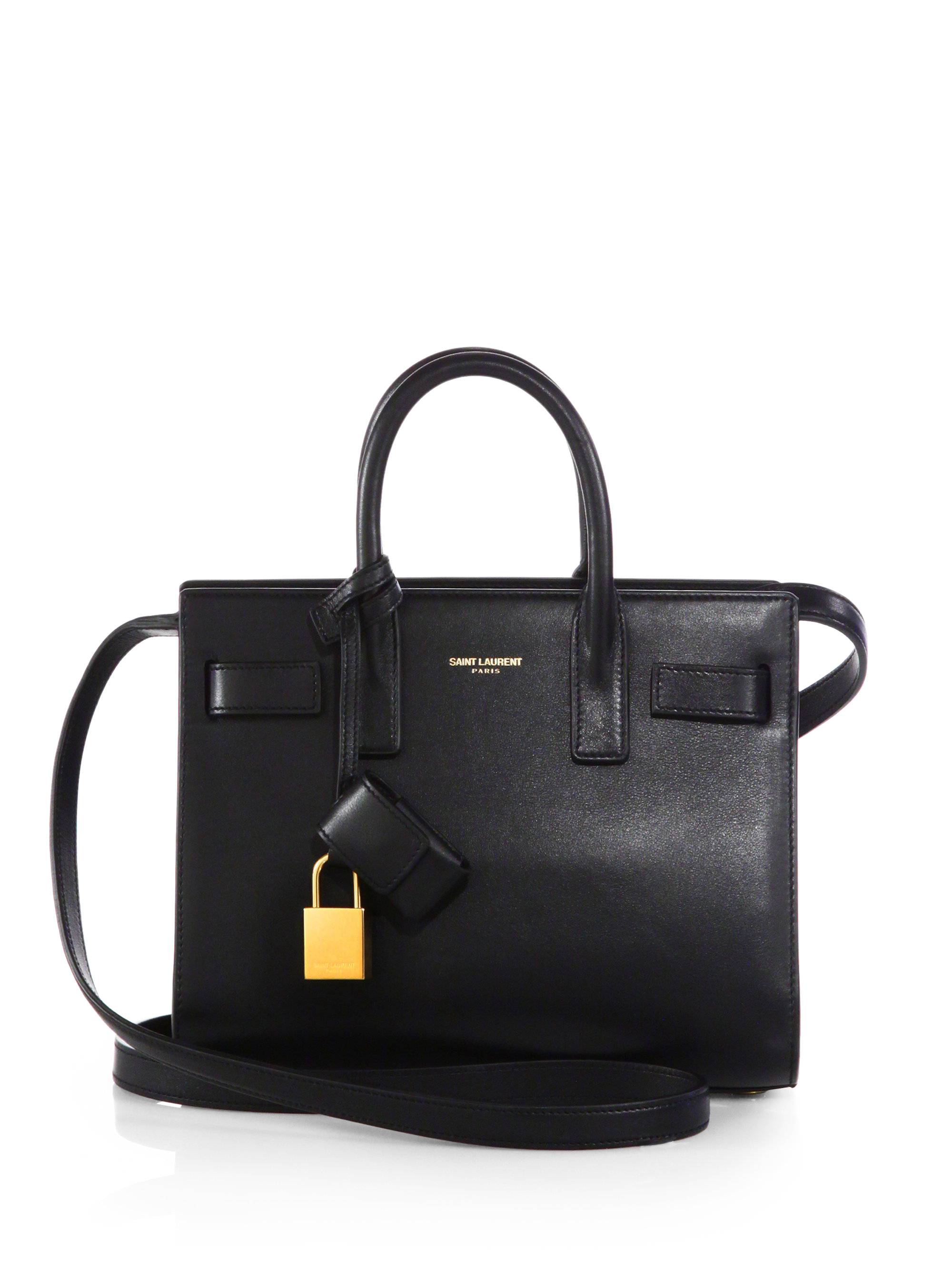 saint laurent black sac du jour