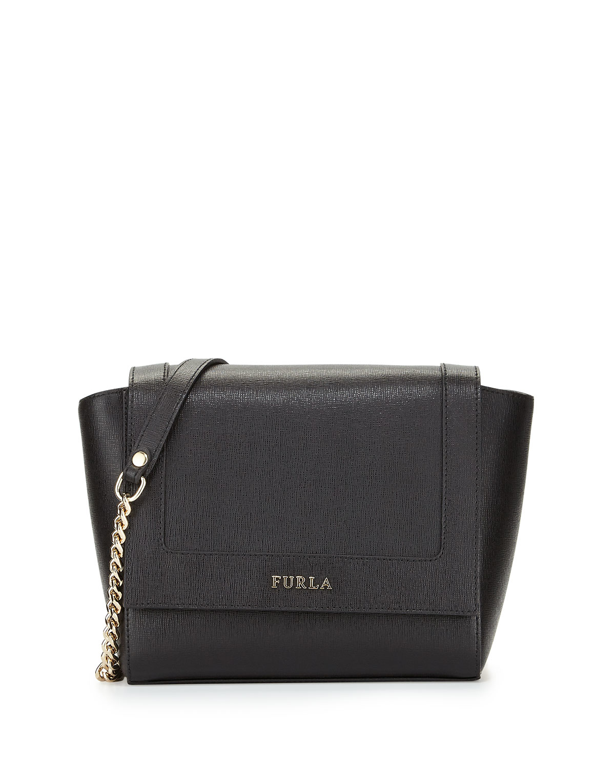 Lyst Furla Ginerva Mini Leather Crossbody Bag In Black Gallery