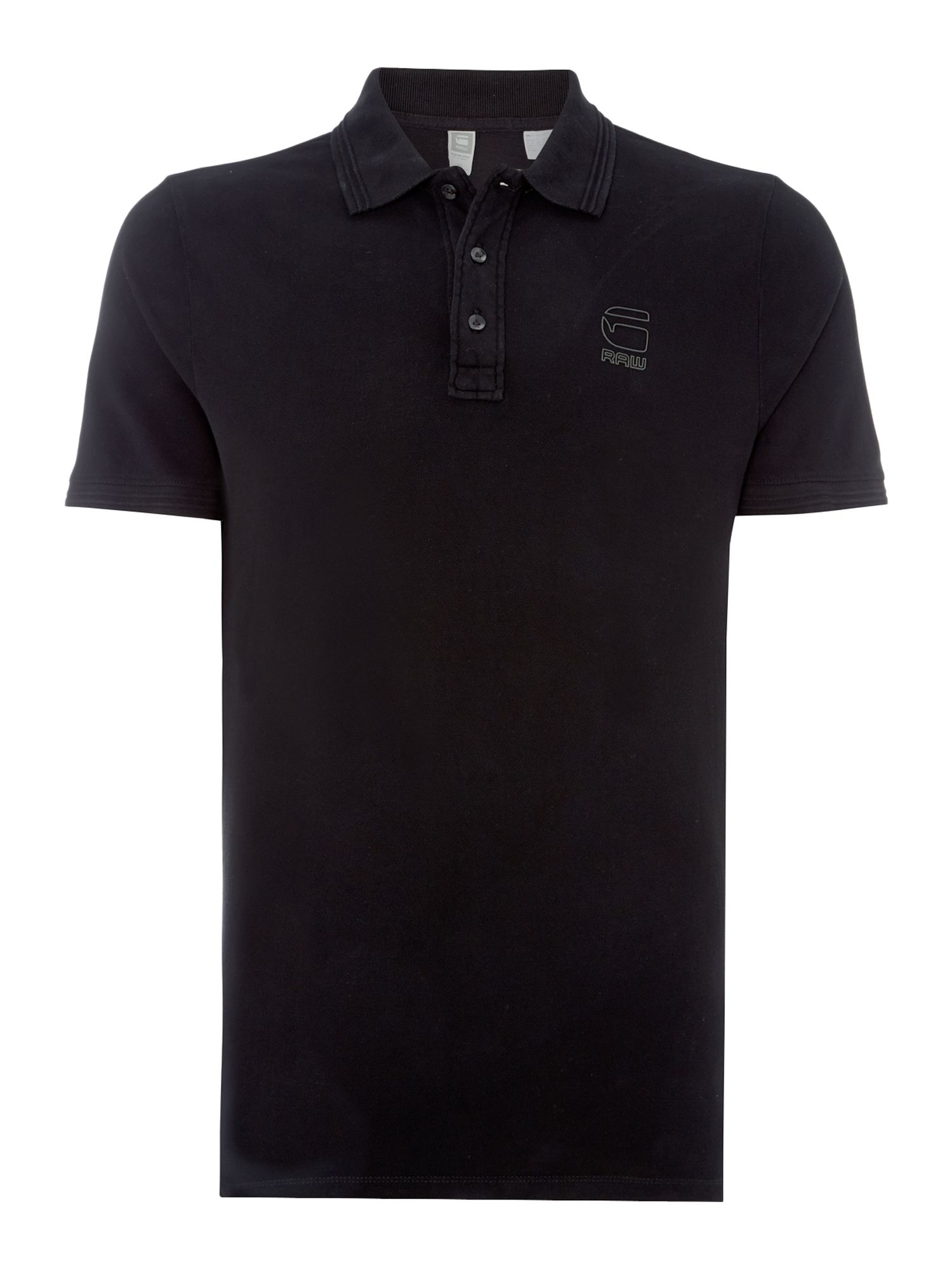 G-star raw Fero Slim Fit Polo Shirt in Black for Men | Lyst