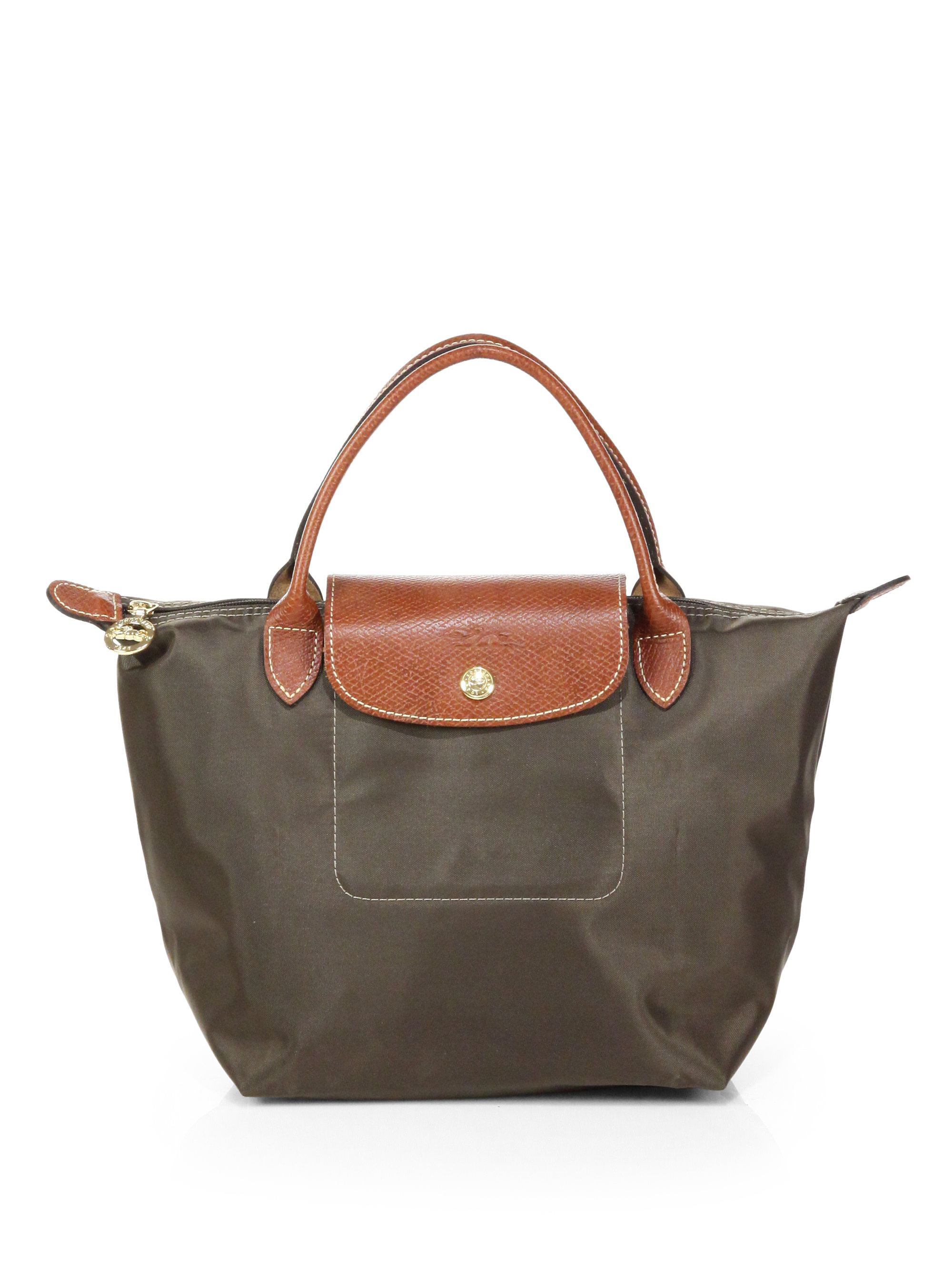 Lyst - Longchamp Small Le Pliage Tote in Gray