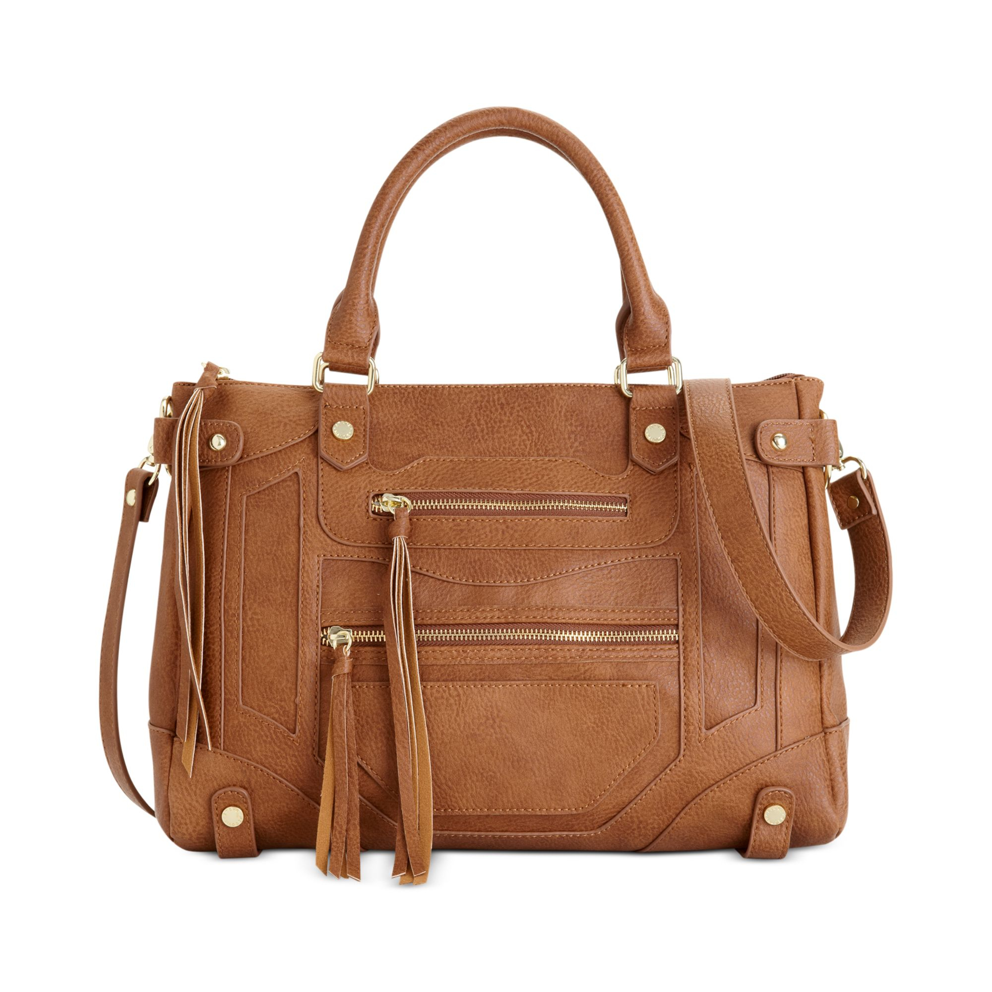 Steve Madden Btalia Satchel in Brown (Cognac) | Lyst