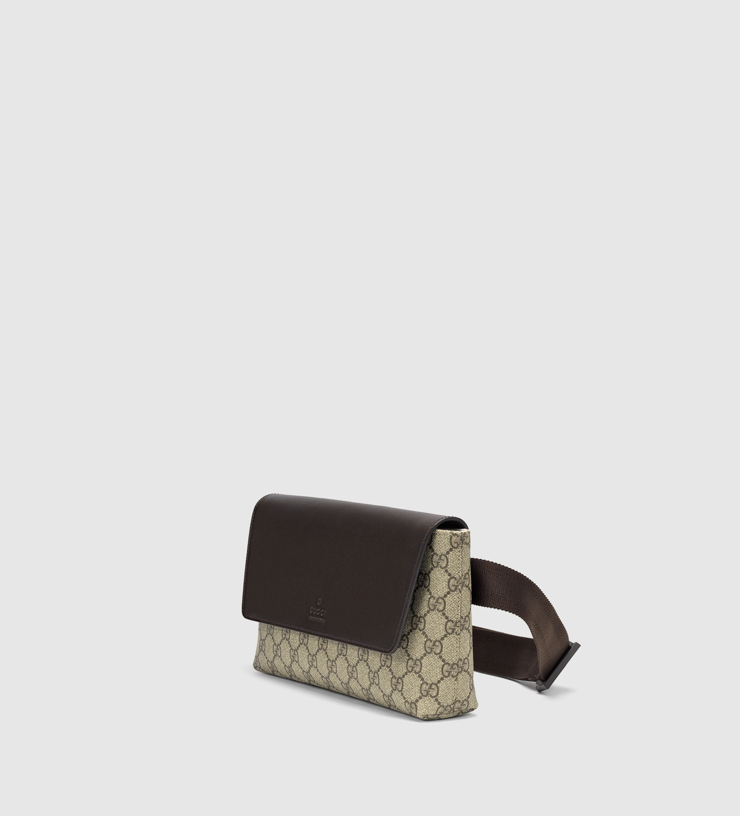 Gucci Gg Supreme Canvas Belt Bag in Brown | Lyst