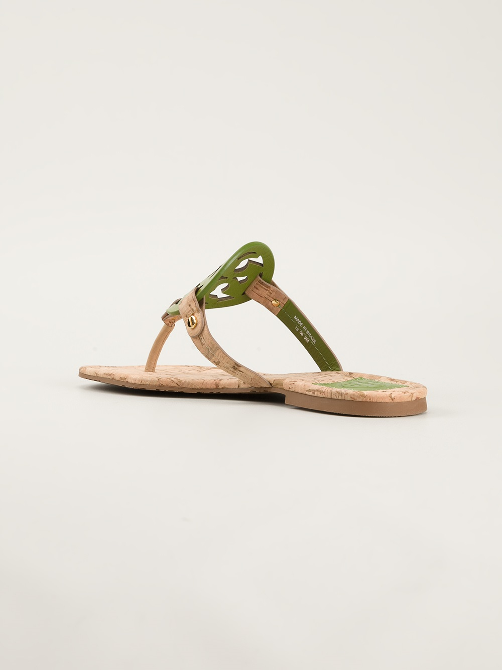 Lyst - Tory Burch Miller Sandals in Green