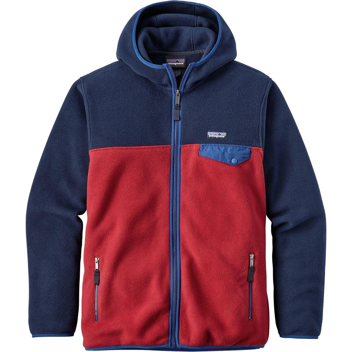 Lyst - Patagonia Lightweight Synchilla Snap-t Hooded Fleece Jacket in ...