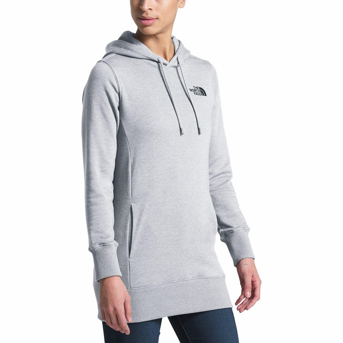 grey north face sweater