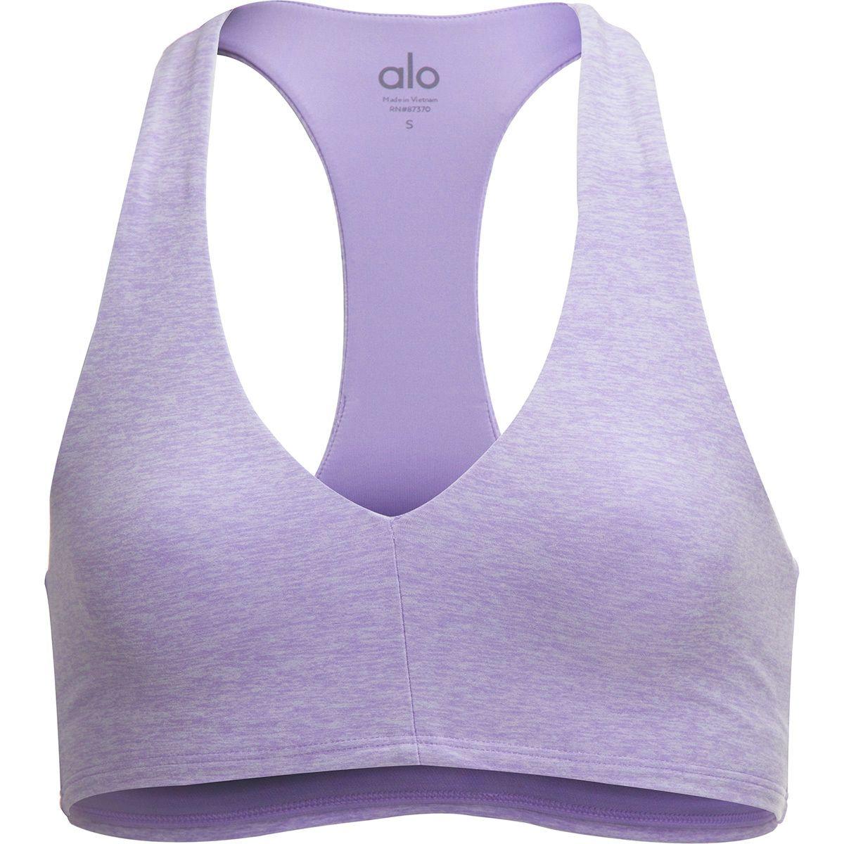 Alo Yoga Alosoft Base Bra in Purple - Lyst