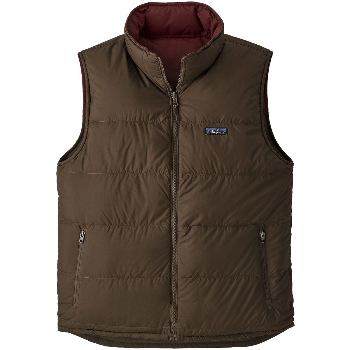 Patagonia Synthetic Bivy Down Reversible Vest in Brown for Men - Lyst