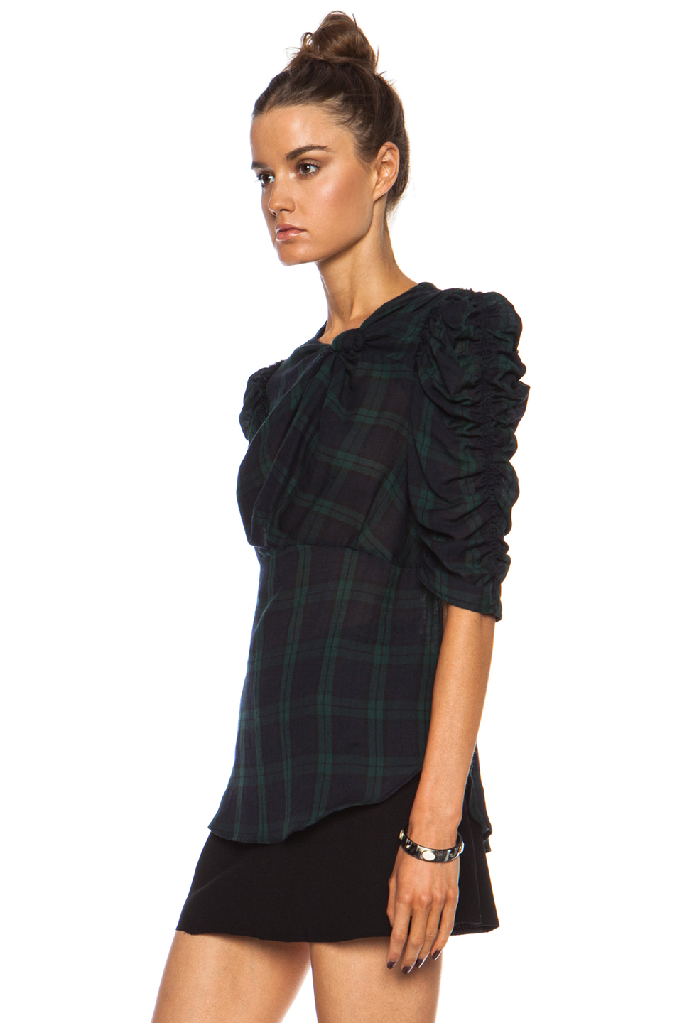 Lyst Étoile isabel marant Ilma Cotton Voile Blouse in Green