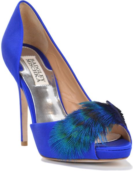 badgley mischka sapphire shoes