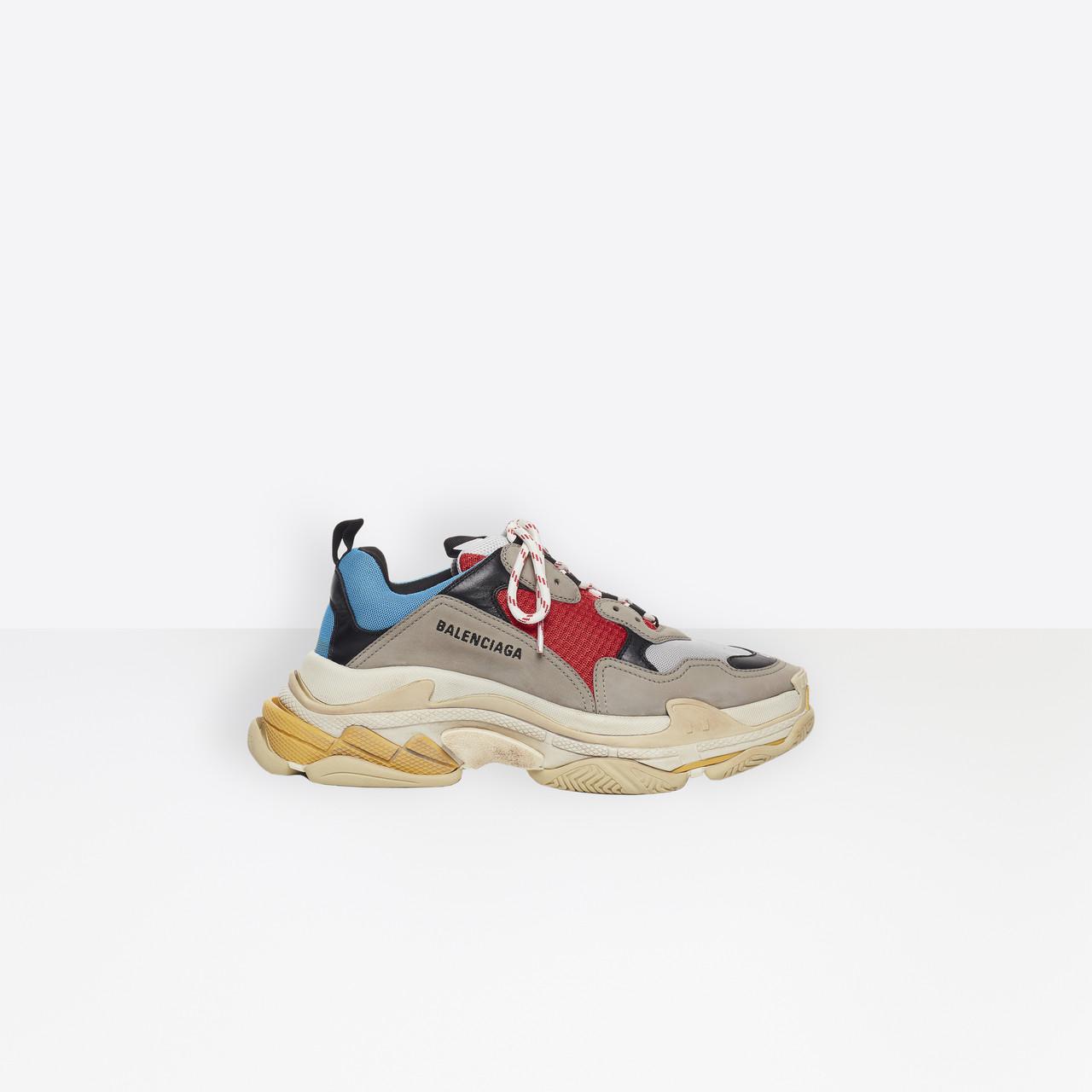 Lyst - Balenciaga Triple S Trainers in Blue for Men