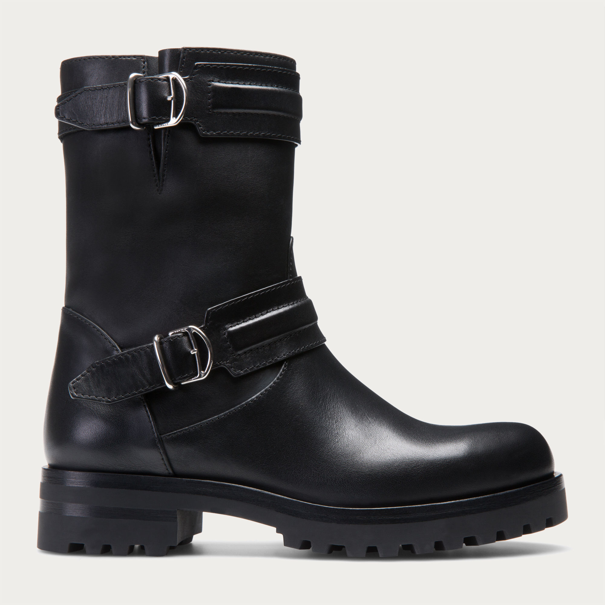 Lyst - Bally Beaury Women ́s Leather Biker Boot In Black in Black