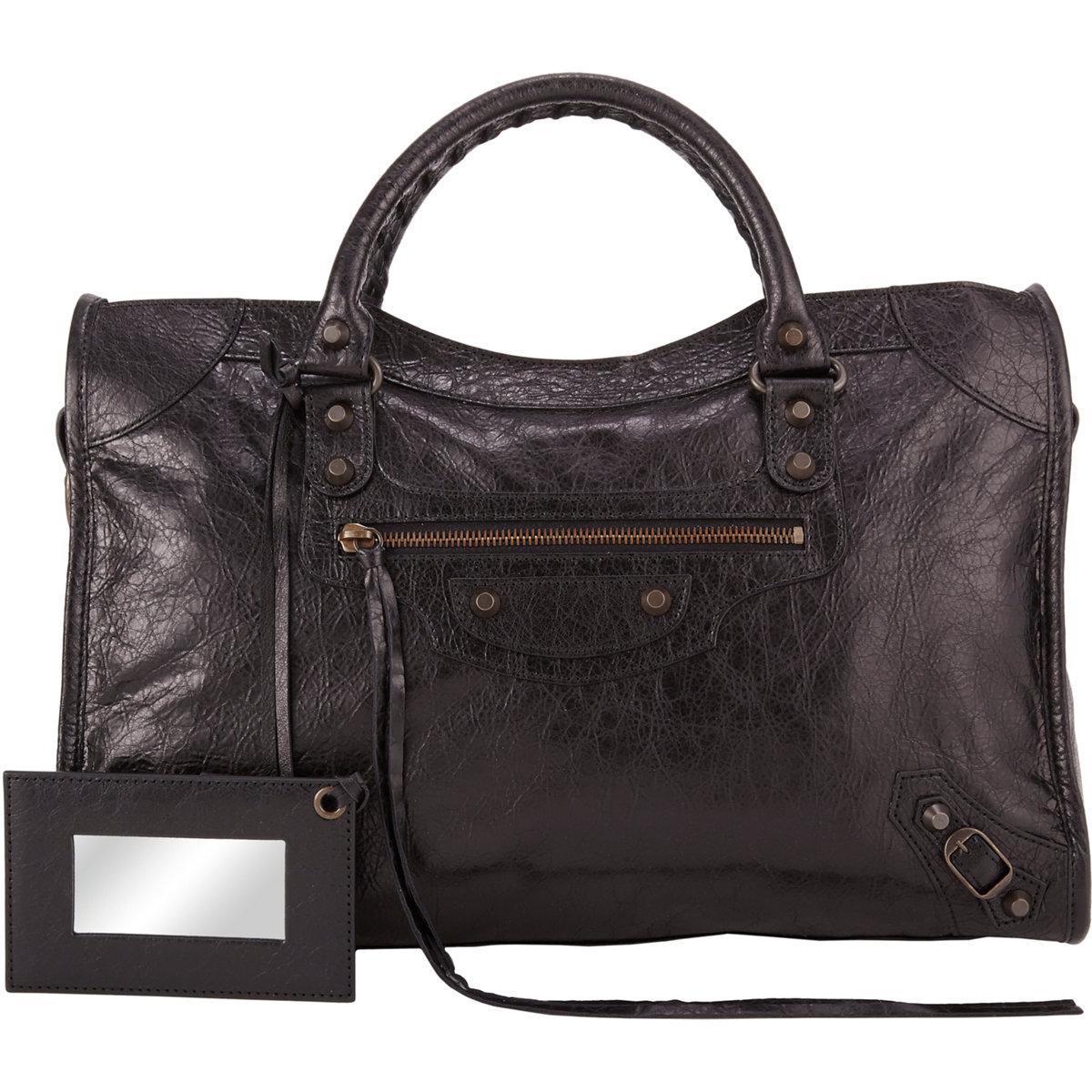 Lyst - Balenciaga Classic City Leather Shoulder Bag in Black